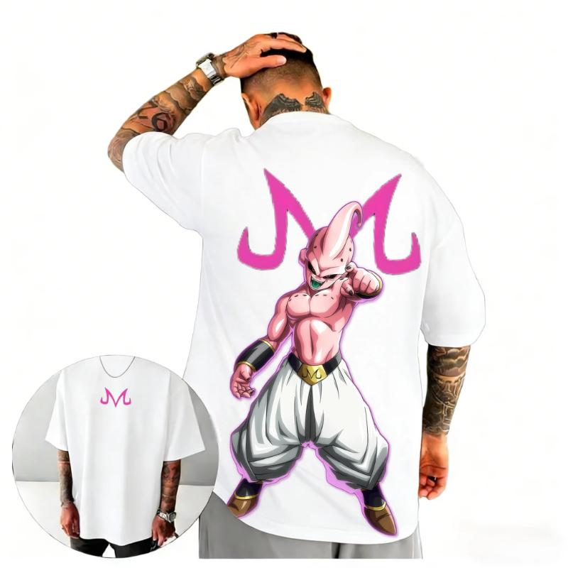 

Dragon Ball Majin Buu Family Matching TShirts Anime Gym Workout Tees for Men Women Kids 2026 Summer Hot Sale Highquality Tops S