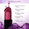 SUGAR Cosmetics Glide Peptide Serum Lipstick with Hyaluronic Acid & Vitamin E | Velvet Matte Finish | Long Lasting & Pigmented | 1 Swipe Full Cover