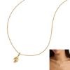 Stylish Gold/Silver Plated Necklace Protective Palms Eye Symbol Pendant Choker Adjustable Length Neckchain Accessory