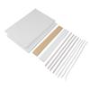 Air Conditioner Side Insulation Panel Kit Heat Draft Insulating Foam Panel with EVA Strip for Window AC Unit