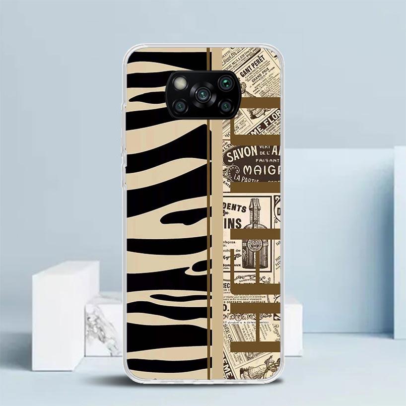 Leopard Print Phone Case For Xiaomi Poco F7 Ultra X5 X6 X7 Pro M7 Redmi 15C 15 13C 13 12C 12 10C 10 10A 9 9C 9A 9T Cover Poco X7