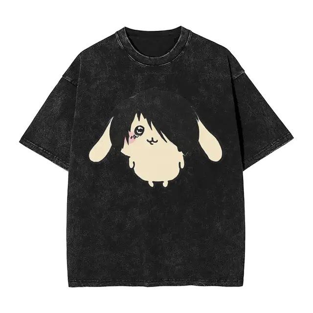 Stylish T-Shirt Loose Senkawa Washed Toilet Great Summer T-Shirt With Eight Vintage Patterns Amaki T-Shirt S