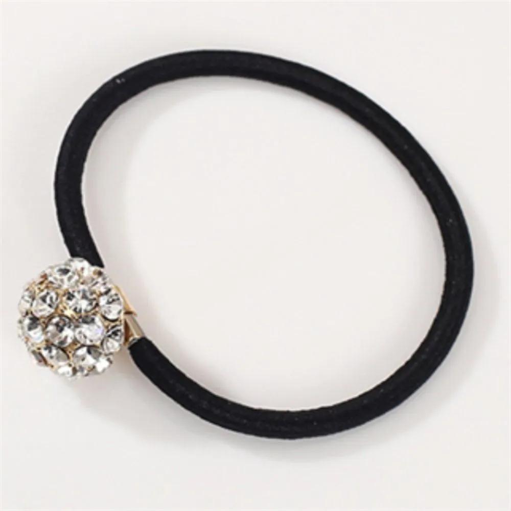 Konggun House Handmade Cubic Hair Tie (White) Low Bun Hair Pottytail