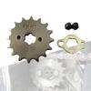 Motorcycle ATV Front Engine 428# 10T 11T 12T 13T 14T 15T 16T 17T 18T 19T Teeth 17mm 20mm Chain Sprocket With Retainer Plate Lock