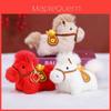 Year Of The Horse Lucky Plush Toy Keychain With Embroidered Colorful Horse For Celebration Decor