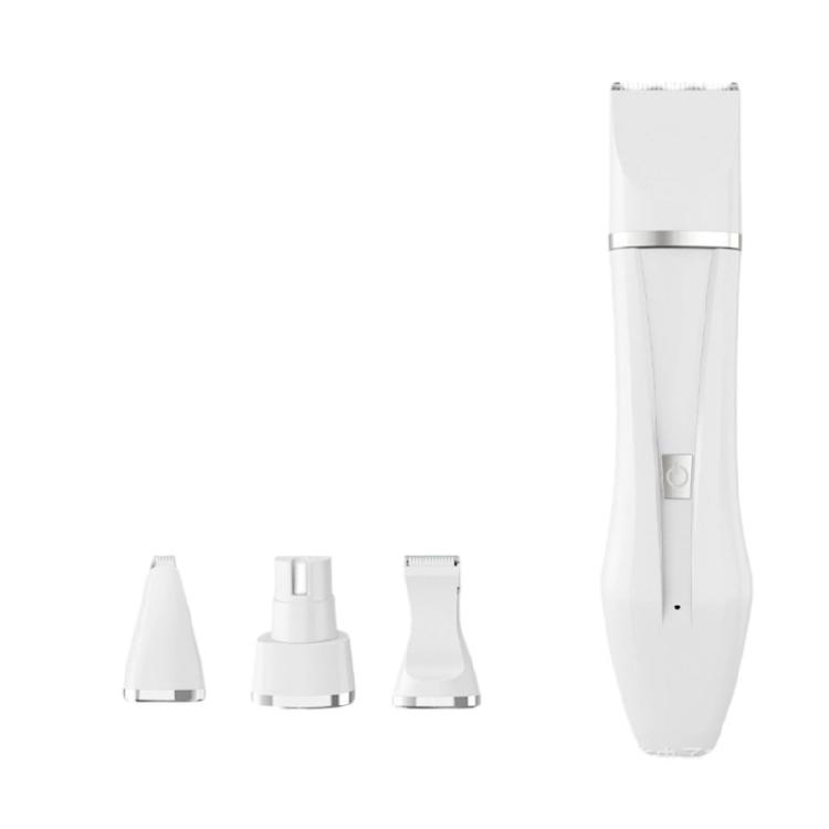 

Low Noise Dog Cats Hair Trimmer Ergonomic Handle Pet Trimmer With Built in Rechargeable Battery For Safe Gentle Grooming белый