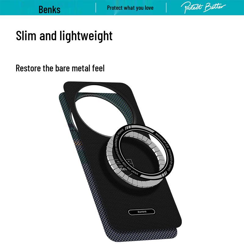 Benks Woven Kevlar Magnetic Case for Huawei Mate 80 Pro Max