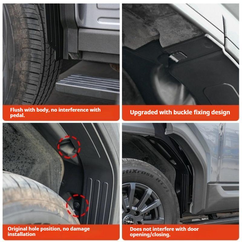 For BYD Leopard 5 Denza B5 Fangchengbao Car Specialized Mud Flaps Rear Wheel Liner Splash Guard Fender Modified Auto