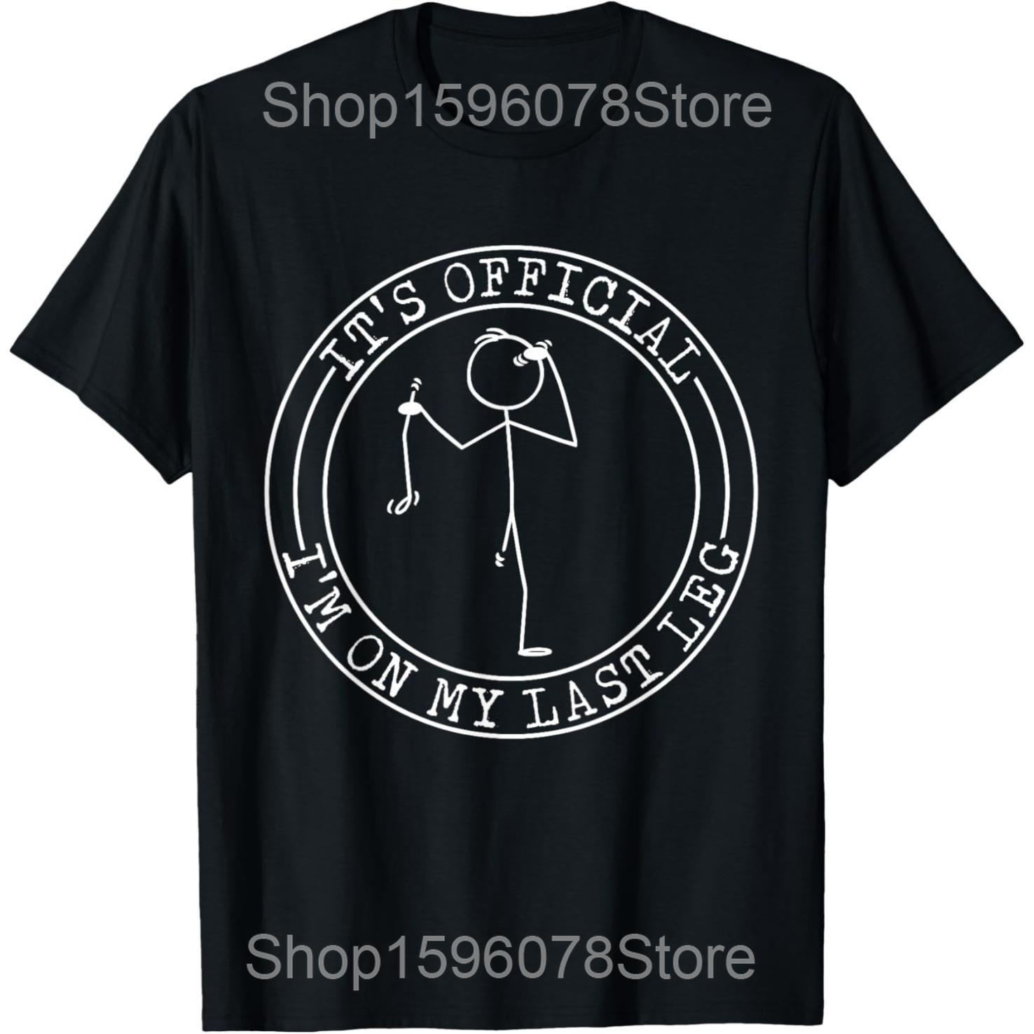 Funny Broken Leg Art Foot Ankle Surgery T Shirts Unisex Pure Cotton Humor Streetwear Tee Shirt Short Sleeve Unisex Loose Clothing S