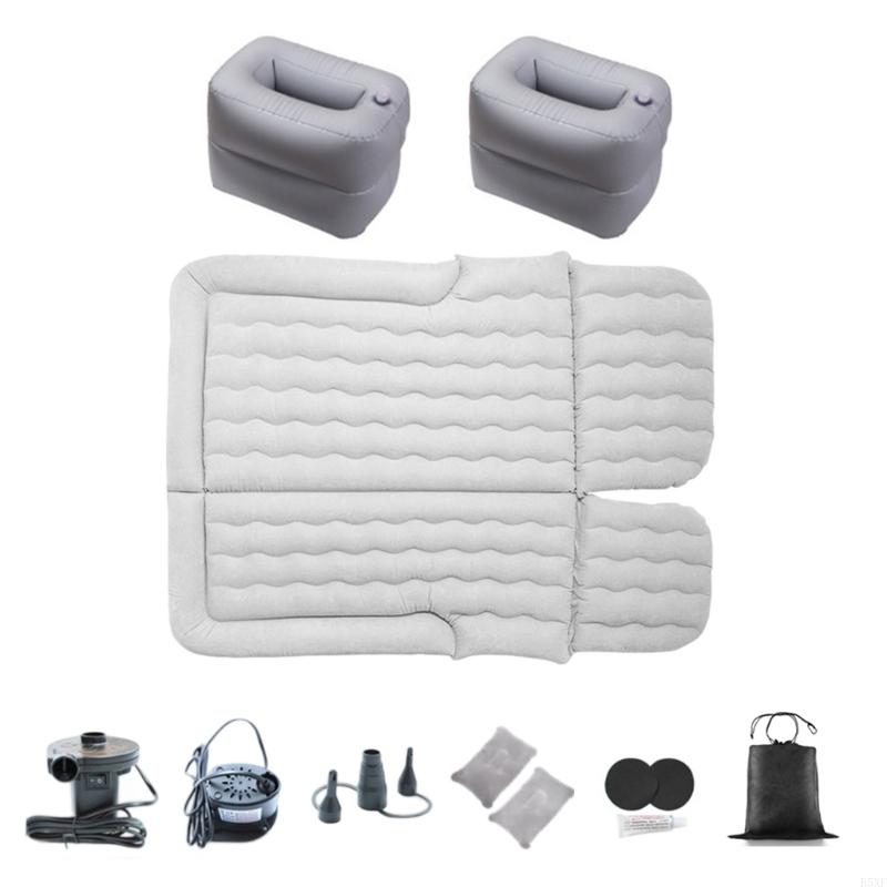 2025 New Tear Resistant Foldable Car Camping Bed For SUVs Trucks Double Chamber Design 250kg Capacity Waterproof PVC Materials