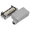 Heavy Duty Connectors 24 Contacts SideOut Waterproof Industrial Aviation Plug 500V