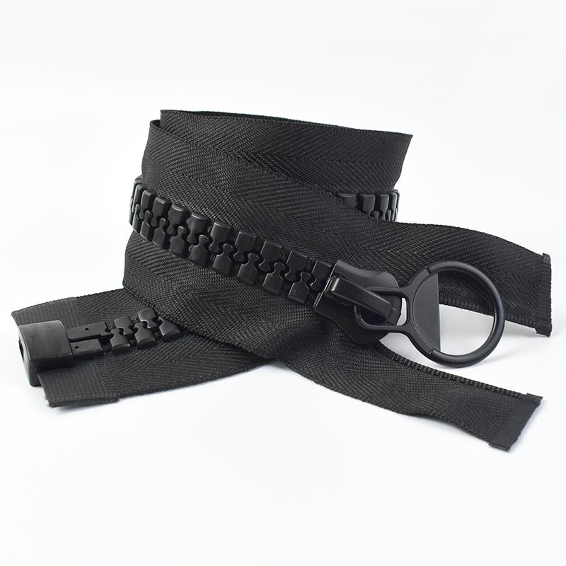 20# Fermoar din Rășină Meetee 60/75/80/100/150/200cm Extra Mare pentru Jachetă cu Puf cu Fermoar Deschis Accesorii Înlocuibile pentru Repararea Fermoarului