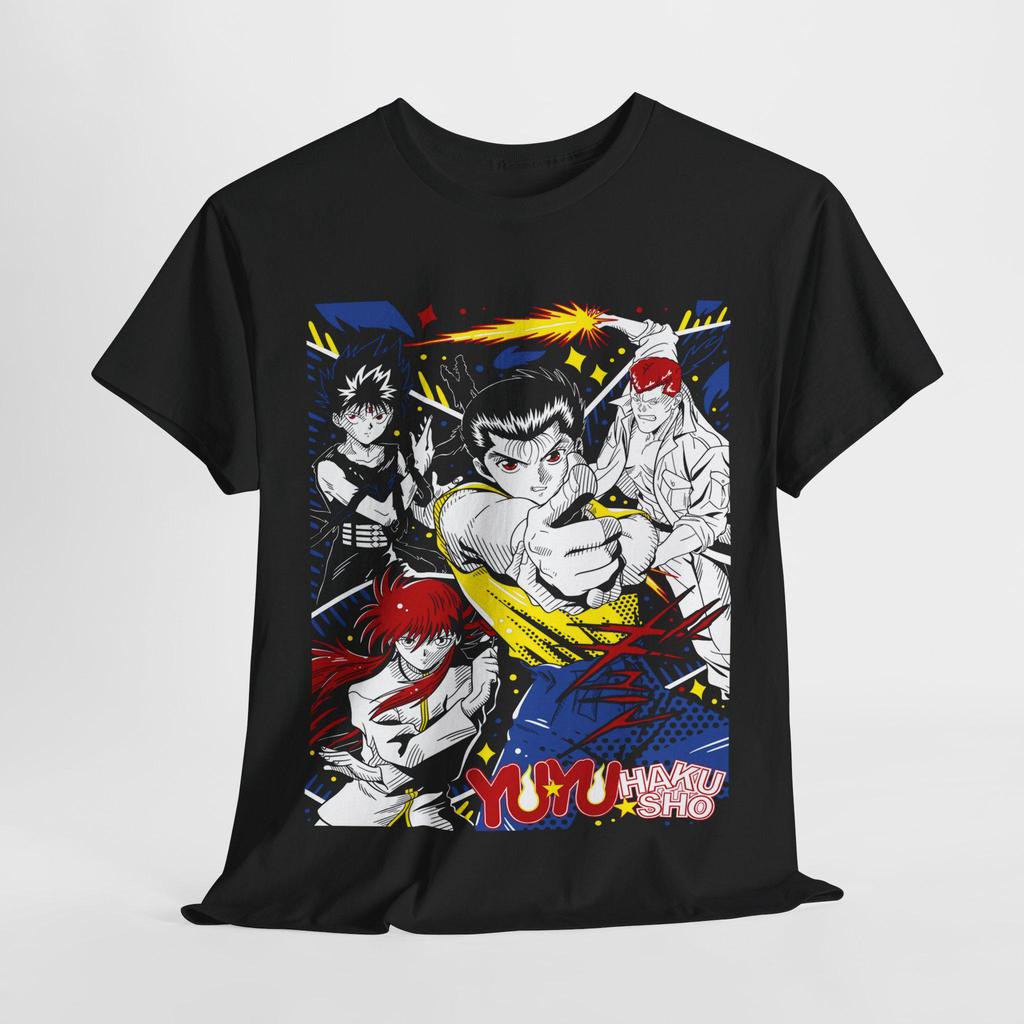 Anime Retro Tshirt Manga Shirt Anime Shirt Mens and Womens Summer Pure Cotton Loose and Fashionable Short Sleeved Top