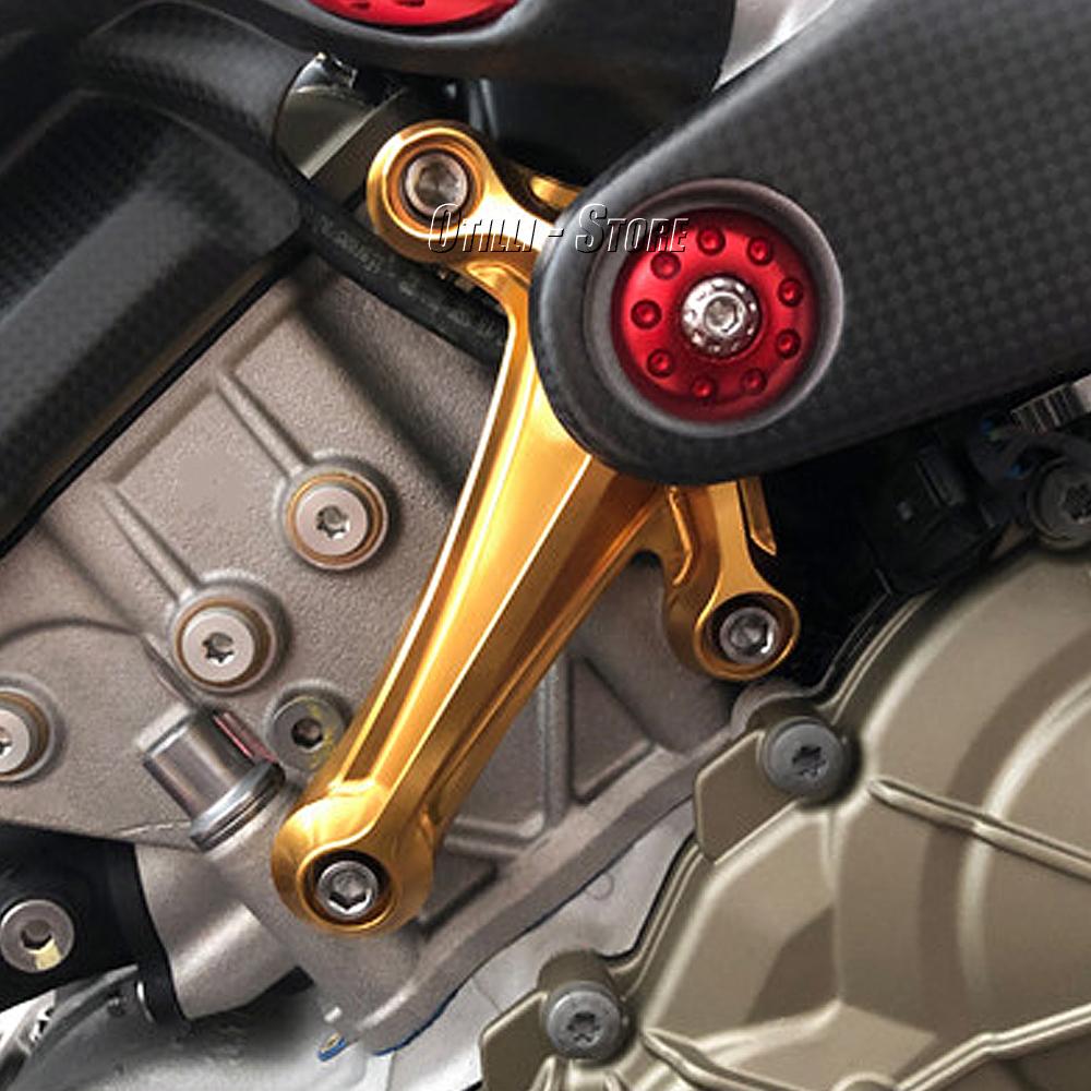 Motorcycle Accessories CNC Aluminum For Ducati Streetfighter V4 Panigale V4 S V4S New Engine Right Upper Bracket Parts