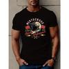 European Size Motocross Helmet IN SPEED WE TRUST Men'S Short Sleeve T-shirt Summer T-shirt Top