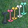 Telescopic Spring Fish Bone Nail Aluminum Alloy Tent Nail Hiking Ground Pin Travel Tent