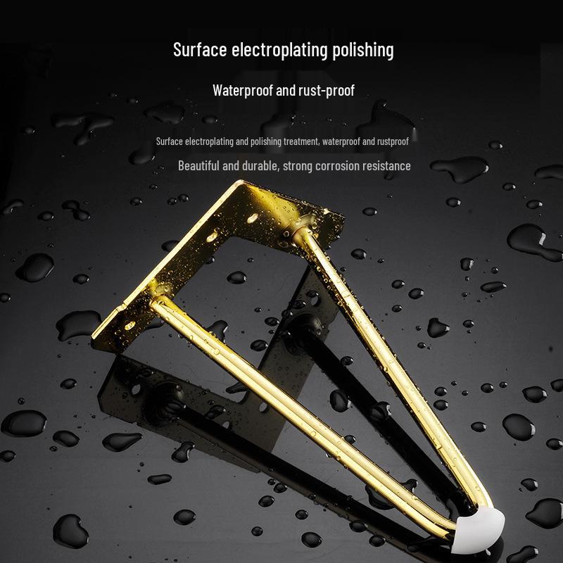 Modern Simple Iron Angled Furniture Feet for TV Cabinet and Sofa