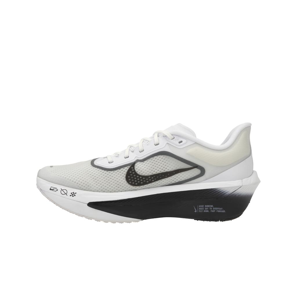 Nike Zoom Fly 6 White Black Men Sneakers Smoke-Grey Metallic-Silver FN8454-100