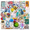 50 Science Lab Educational Stickers Water Bottle Water Cup Notebook Skateboard Luggage Waterproof Graffiti Stickers