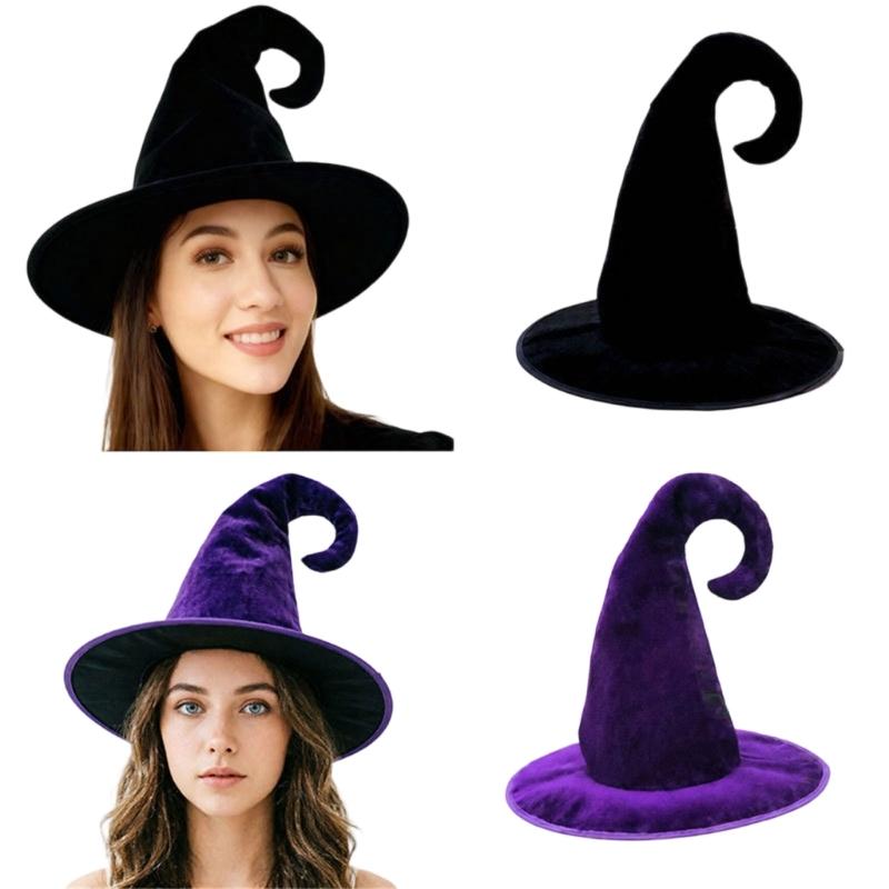 Wide Shape Costume Hat Accessory, Soft Fabric Seasonal Party Hat for Costume Styling, Photo Use and Stage Appeal