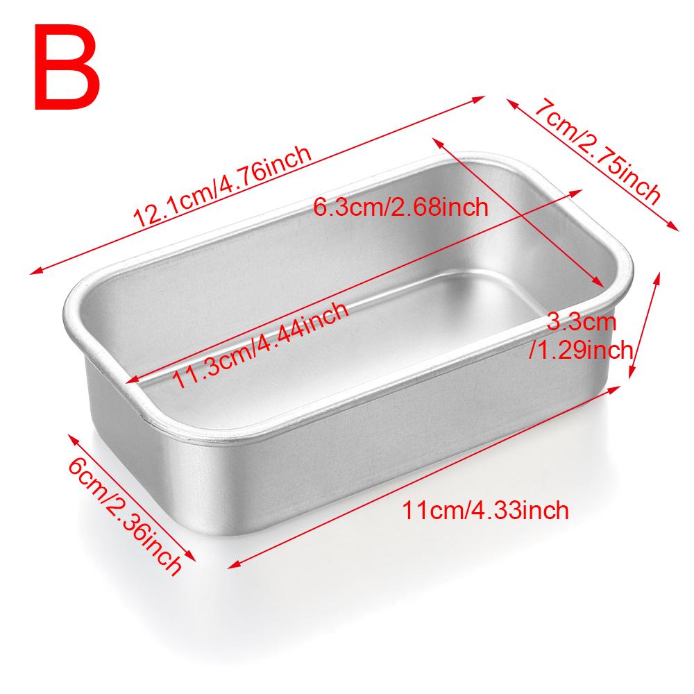 1Pc Loaf Pan Rectangle Toast Bread Mold Cake Mold Carbon Steel Loaf Pastry Baking Bakeware DIY Non Stick Pan Baking Supplies Hot