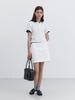 Deonseuteu A-Line Mini Skirt_Udsk5B227_White