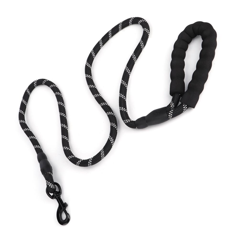 Pet Pulling Leash Nylon Reflective Dog Chain Safety Rope for Puppy Medium Large Dogs Running Walking Training