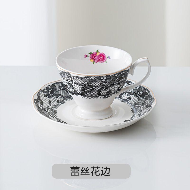 British foreign trade export ceramic coffee  household breakfast afternoon tea set flower tea  good-looking cup set