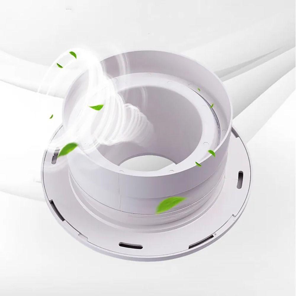 1Pcs Circular Air System Outlet Valve Adjustable White Spherical Nozzle Air Vent 75/100/150/200mm ABS Central Ventilation Outlet