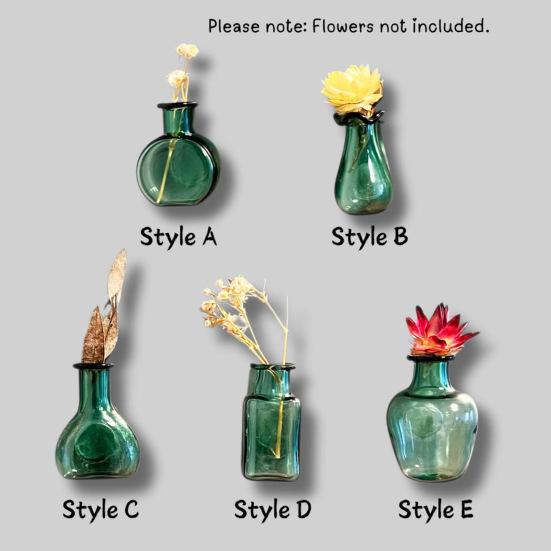 5/10Pcs Mini Vase Refrigerator Magnet DIY Home Office Kitchen Locker Fridge 3D Miniature Resin Flower Vase Pot Magnetic Decoration Ornament