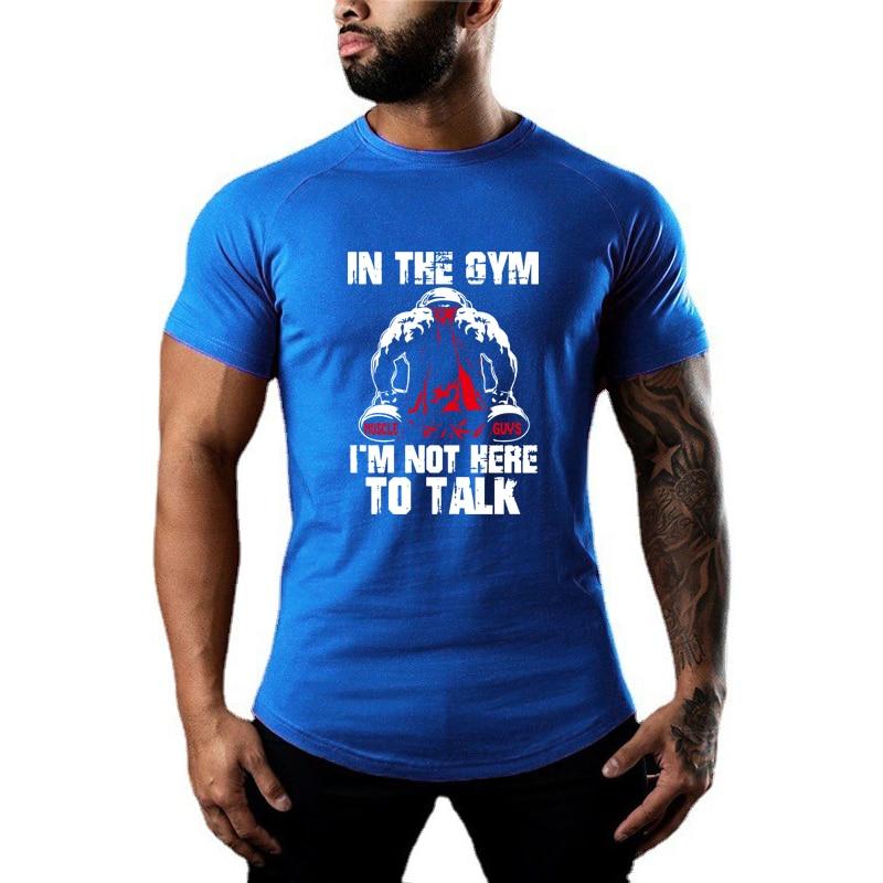 Do The Work  Mens Casual Fashion Pure Cotton Bodybuilding Fitness Gym Sports Summer Round Neck Slim Fit Graphic Printed T-shirt Homme