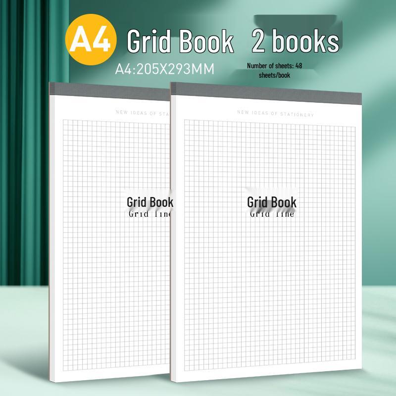 2025 Student Tear-Off Pad: B5 Blank Notebook & A4 Horizontal Line Memo Pad