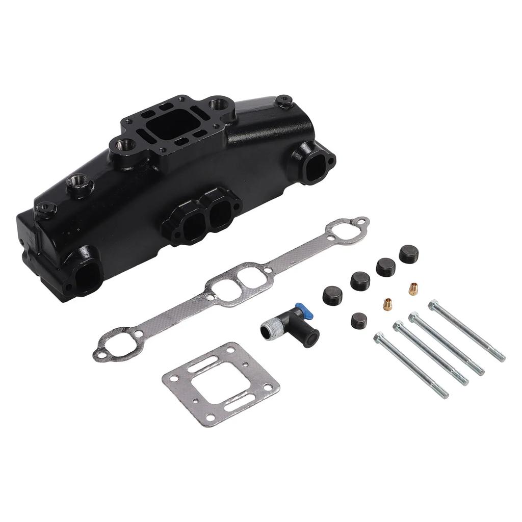 Námorný výfukový zvod 87114 Súprava na montáž výfukového zvodidla Náhrada za MerCruiser V8 5.0L 5.7L 1983 až 2003