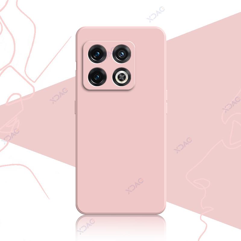 Mobile Phone Case for OnePlus 10 Pro One Plus 10Pro 5G 360 Soft Luxury Square Liquid Silicone Back Cover Waterproof Bag
