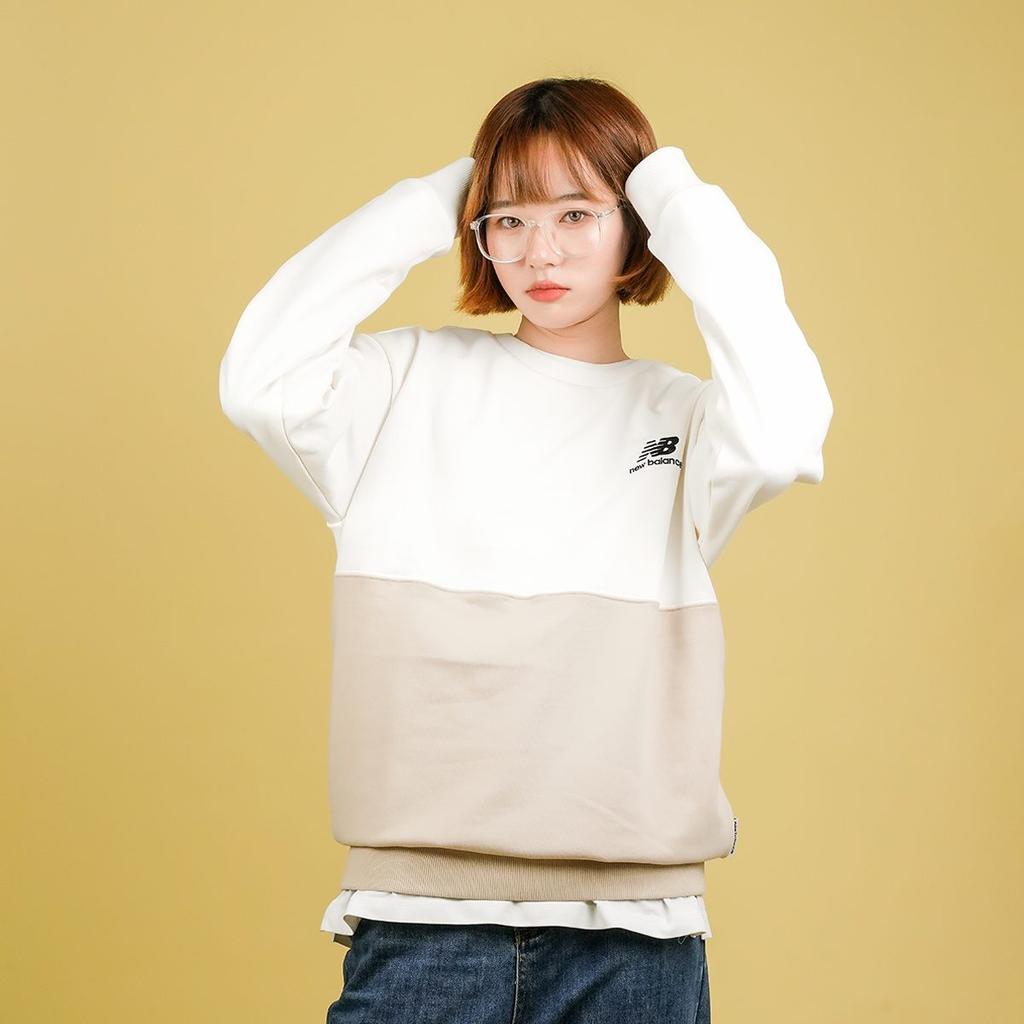 New Balance X Jhi Sweatshirt Unisex White Couple's NCA89063-IV