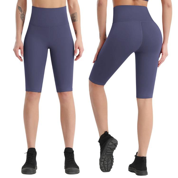 High Waist Yoga Shorts for Women Summer Workout Activewear PRO Fitness Pants Sweat Proof Lifted Hip Cross Border Design