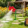 Irrigatore da prato a forma di fiore Crazy Daisy, rotante a 360 gradi, girasole, per irrigazione di giardini, cortili, cani, bambini, esterni