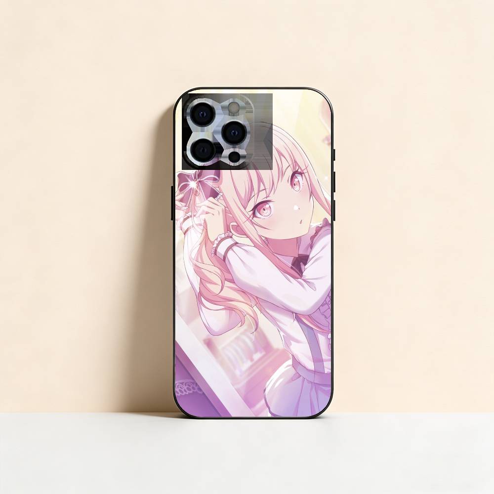 P-Project S-SEKAI Mizuki Akiyama Phone Case For iPhone 17,16,15,14,13,12,11 Plus,Pro Max,XS,Soft Silicone Black Cover