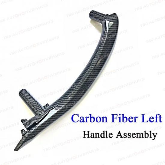 Door Pull Handle Cover with Leather Assembly For BMW X5 X6 F15 F16 2014 -2018