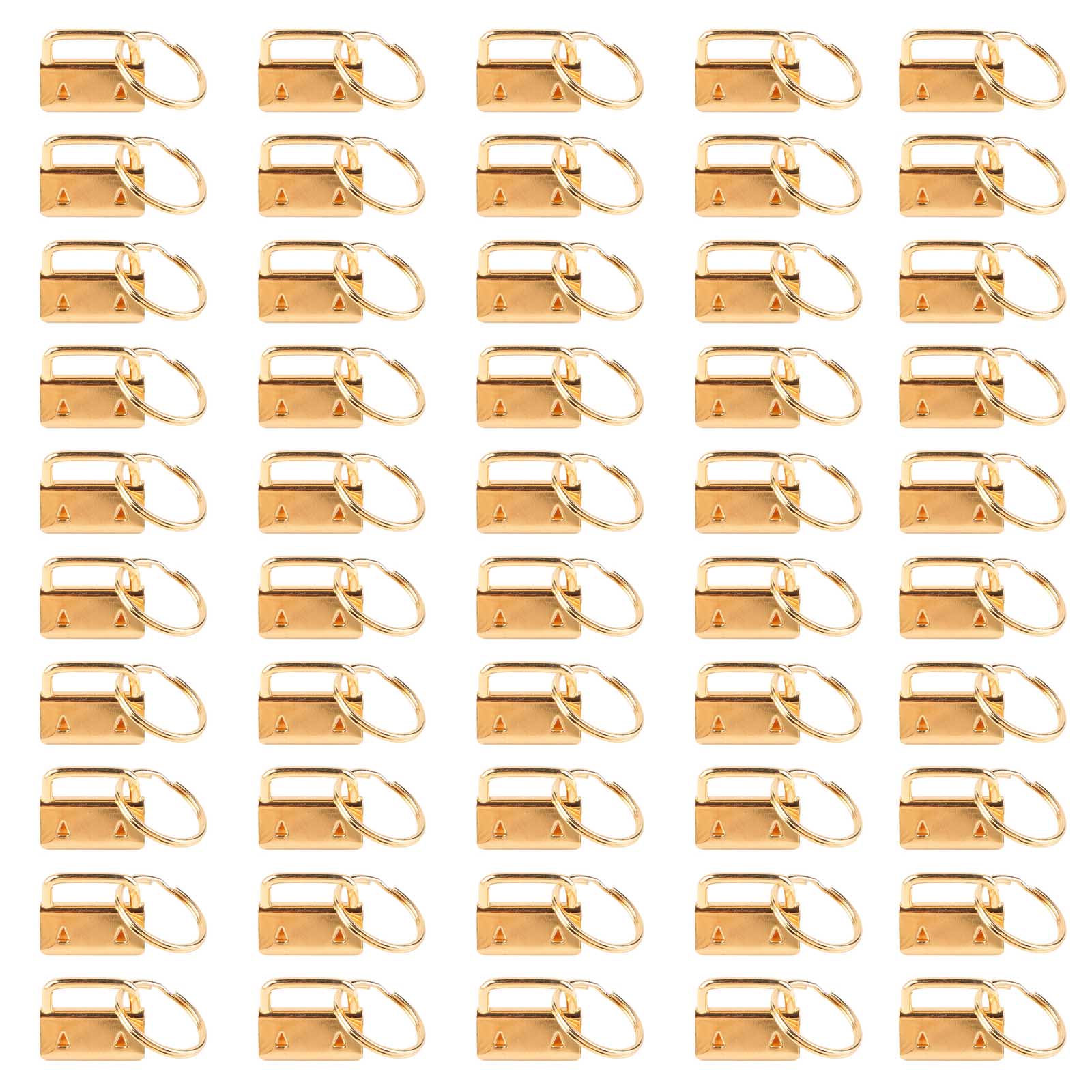 50 шт. 25 мм брелок для ключей с разрезным кольцом, брелок для ключей, брелок для ключей, браслет, хлопковый хвостовой зажим для ремешка для ключей 2