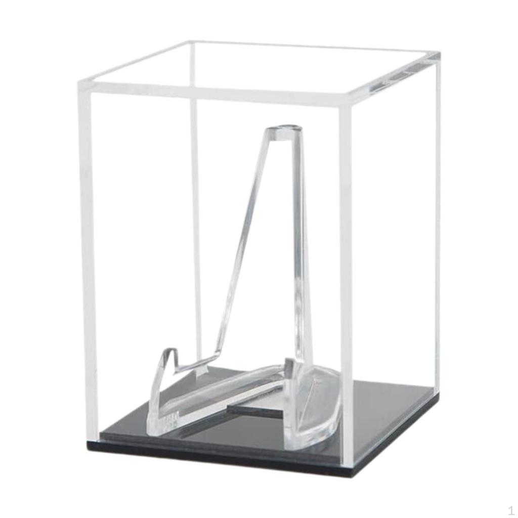 Guitar Pick Display Box Holder,with Stand,Rack,Display Collectable Mini Storage