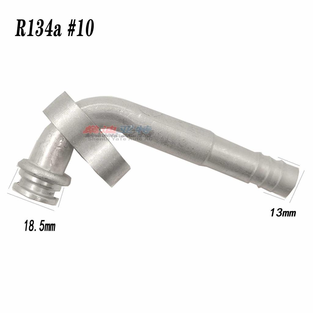 (15PCS)R134 Automotive Air Conditioning Piping Aluminum Joint Kit Condenser Radiator Drying Bottle Active Plate Header Connector