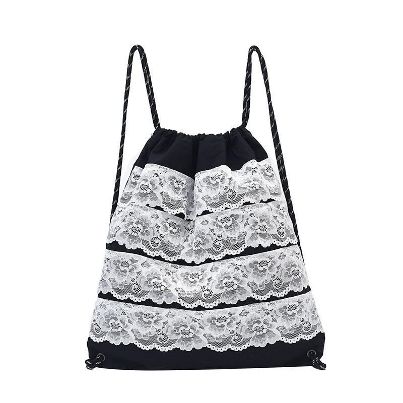 

Kids Unisex Modern Backpack Featuring Breathable Canvas And Stylish Lace For Trendy Little Explorers чорний