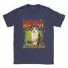 Humor Cat Owl Funny Cursed Internet Brainrot Bootleg Meowl TShirts Men 100 Cotton T Shirts Short Sleeve Plus Size Clothing