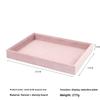 Jewelry Display Stand - Pink Velvet Showcase for Necklaces, Rings, and Accessories
