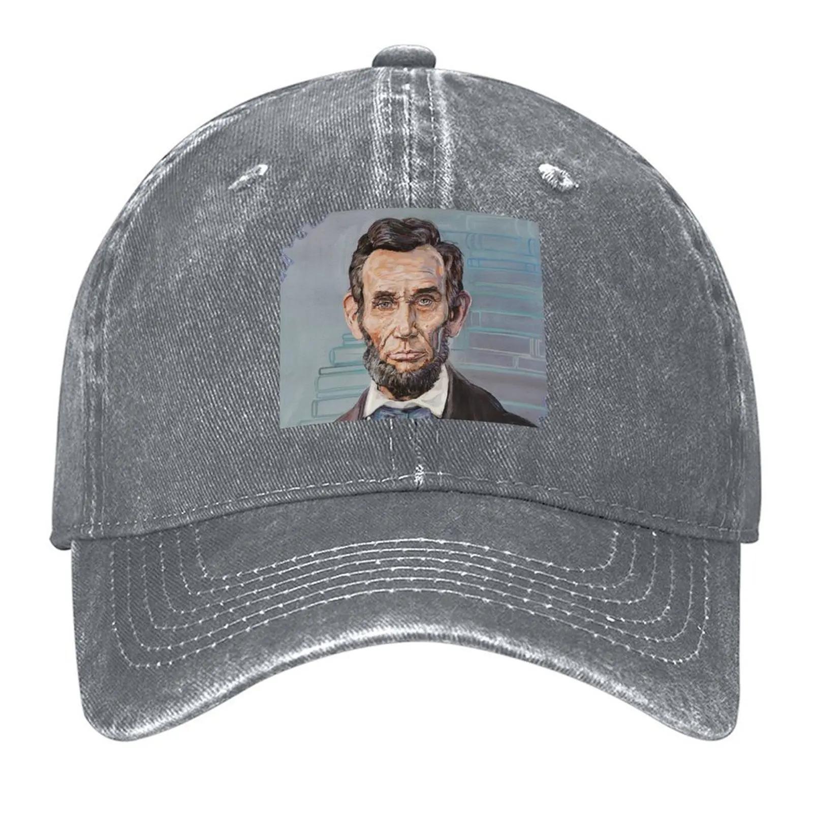 New Lifelong Learner  Abraham Lincoln Baseball Cap Sunscreen Rugby Sun Hat For Children Cosplay Hats For Unisex Womens