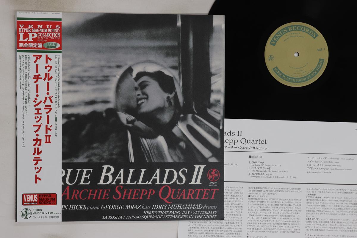 

LP Record ARCHIE SHEPP - True Ballads II (-180g) VHJD112 VENUS 2016 Japan Obi Jazz Used