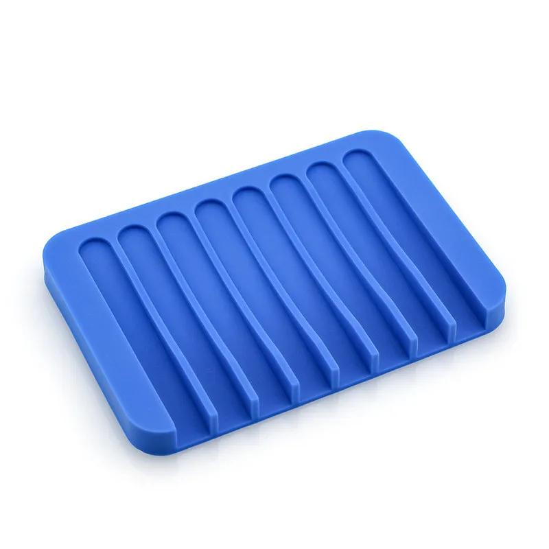 Soap Dishes Silicone Soap Saver Multi Colors Self Draining Soaps Holder for Bathroom Keep Soap Bars Dry Clean & Easy Cleaning Ya854