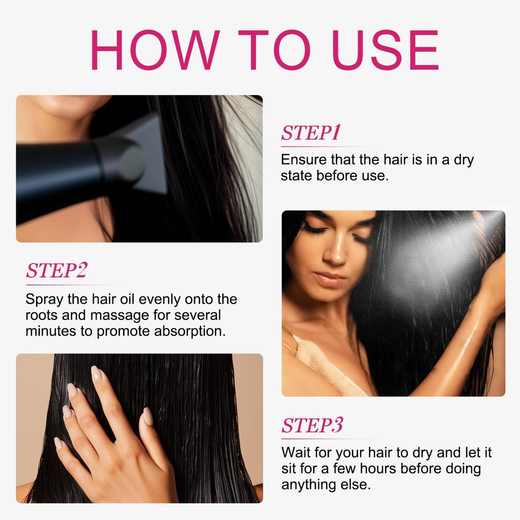 Essenza per la Cura dei Capelli-Nutre i Capelli Dalle Radici-Estratti Naturali di Erbe, Delicata e Delicata-Olio di Rosmarino Blocca l'Umidità, Allevia la Secchezza-100ml
