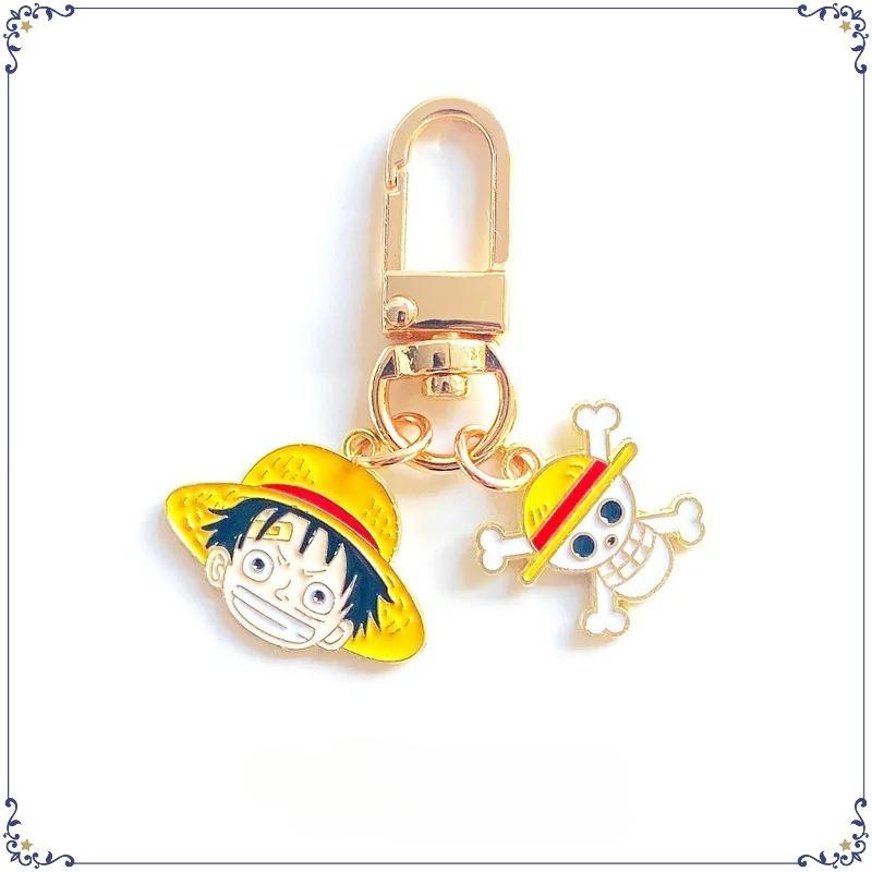 Monkey Keychain D. Luffy Nami Anime Peripherals Bluetooth Headset Charm Delicate Fashion Toy Jewelry Gift For Friends